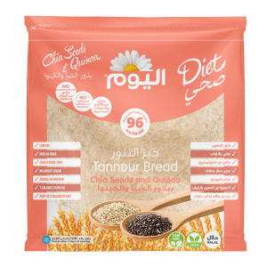 خبز التنور ببذور الشيا و الكينوا 6 قطع