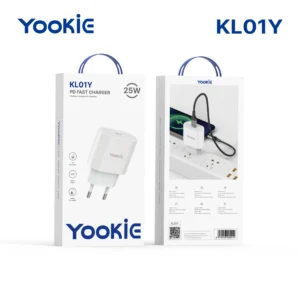 شاحن سريع من نوع Type-C بقوة 25 واط من YooKiE KL01Y