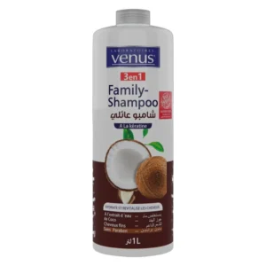 شامبو فينوس 3 في 1 العائلي بالكيراتين يرطب وينعش الشعر