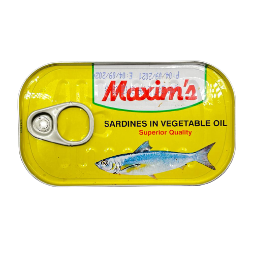 مكسيم سردين بالزيت النباتي 125غم