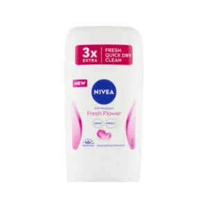 نيڤيا فريش فلاور مزيل عرق ستيك للنساء 50 مل، حماية لمدة 48 ساعة
