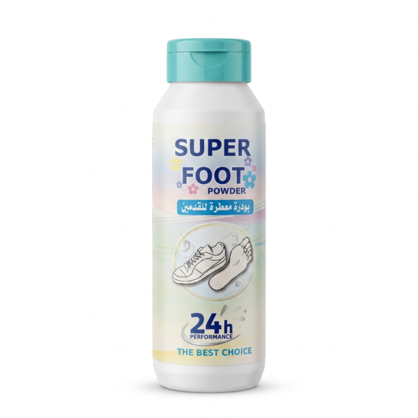 بودرة معطرة للقدمين من نوع Super Foot Powder