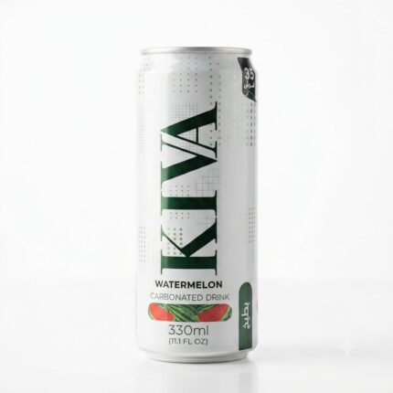 مشروب كيفا (KIVA) الغازي بنكهة البطيخ - 330 مل