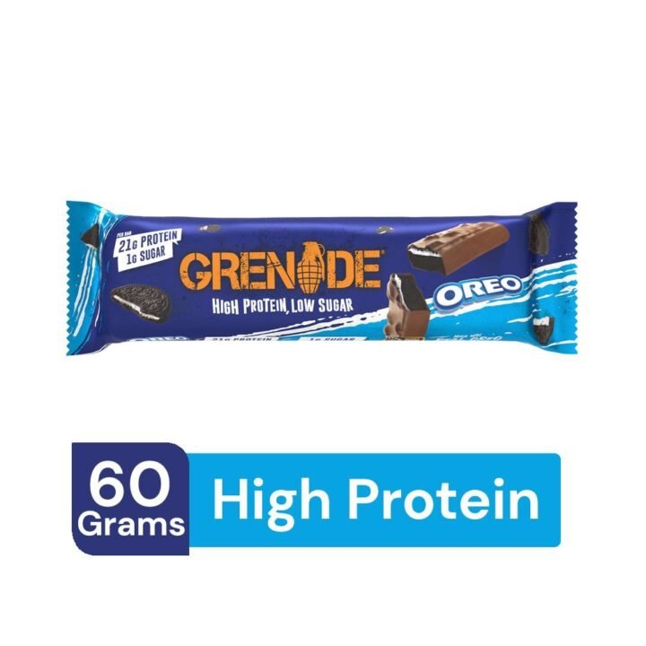 جرينيد بار أوريو - عالي البروتين قليل السكر - 60 غم
