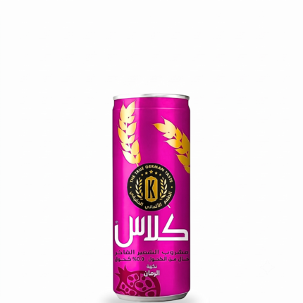 كلاس شراب شعير فاخر بنكهة الرمان  250ML
