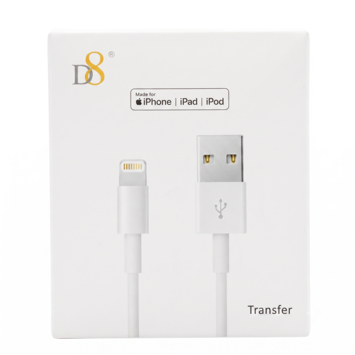كابل D8 من النوع Lightning إلى USB-A