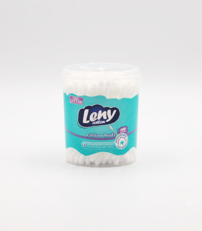 أعواد قطنية ليني (Leny) - قطن طبيعي 100% (100 حبة)