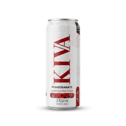 مشروب كيفا (KIVA) الغازي بنكهة الرمان - 330 مل