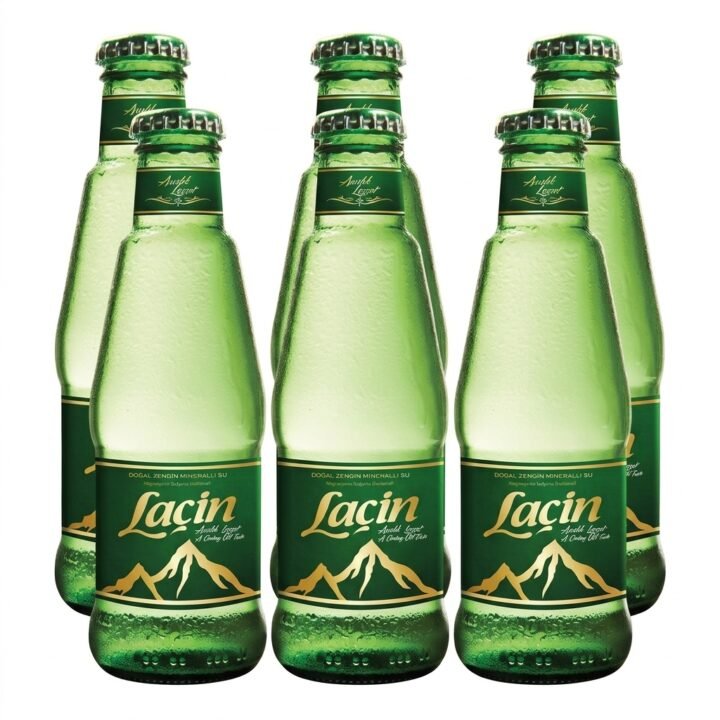 مياه معدنية طبيعية غازية لاشين (Laçin) – عبوة 6 زجاجات
