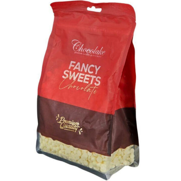 حبيبات شوكولاتة بيضاء فاخرة للحلويات من شوكوليك (Chocolake Fancy Sweets)
