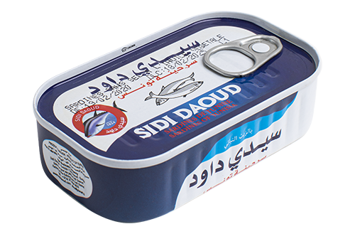 سردين في زيت نباتي سيدي داوود التونسية 120 غرام