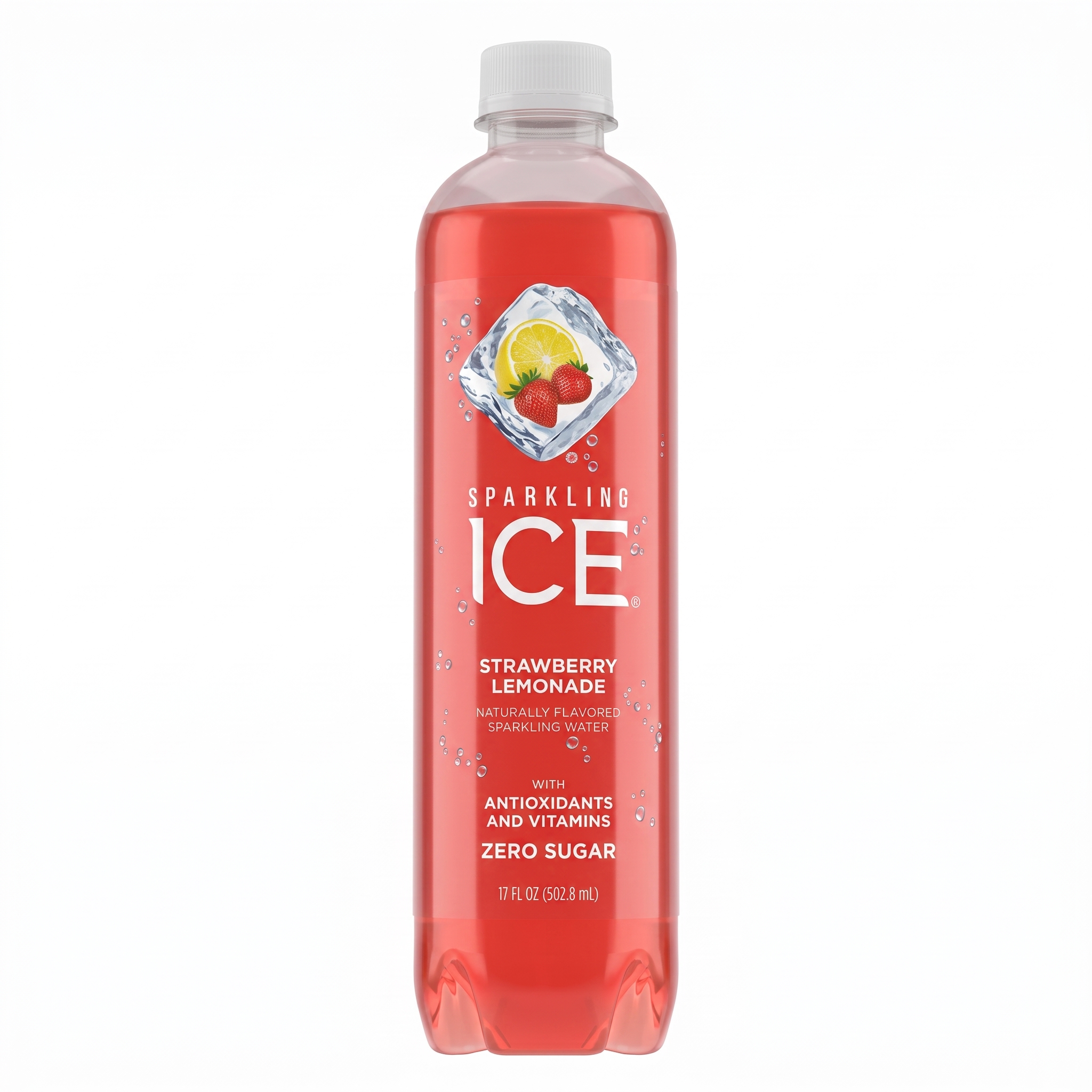 مياه غازية سباركلينج آيس (Sparkling ICE) بنكهة الفراولة والليمون، خالية من السكر، 502.8 مل مياه غازية سباركلينج آيس (Sparkling ICE) بنكهة الفراولة والليمون، خالية من السكر، 502.8 مل - الصورة 1