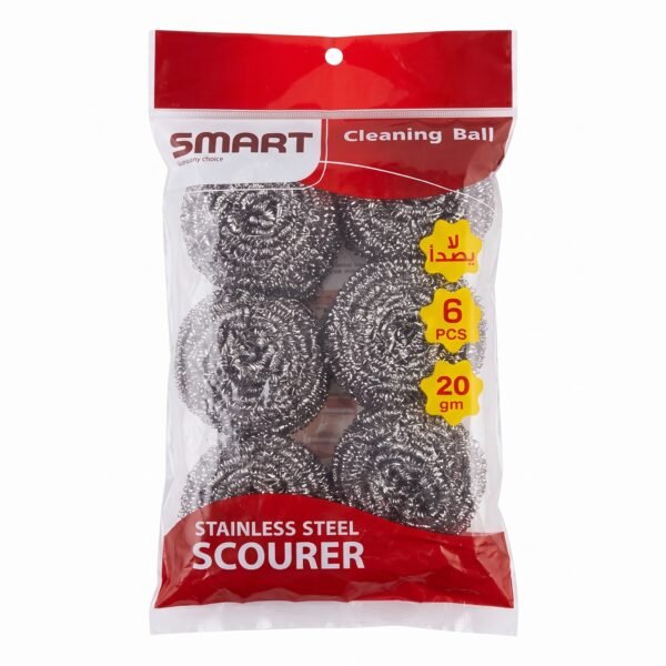سلك جلي ستانلس ستيل سمارت (SMART) - لا يصدأ - عبوة 6 قطع (20 غرام)