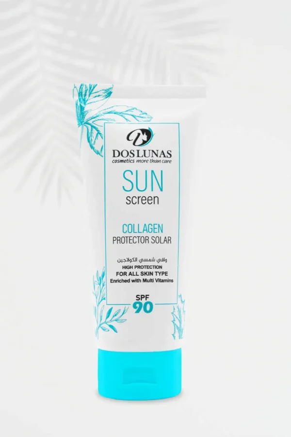 كريم واقي من الشمس 90 SPF الكولاجين (Dos Lunas)