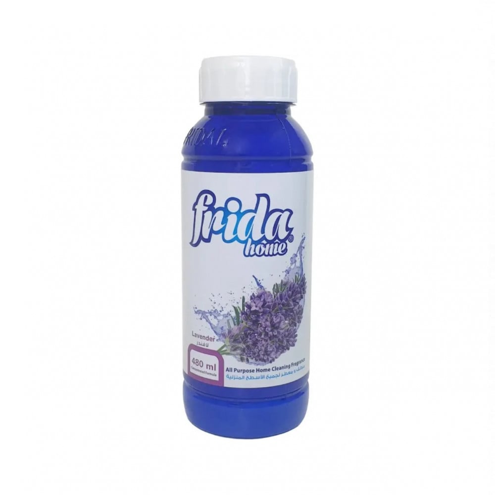 eRy1KTPNGD0eP73ASemxoE93YqmnRCyf56Bze7mC منظف ومعطر لجميع الأسطح فريدا هوم (Frida home) - رائحة اللافندر - 480 مل - الصورة 1