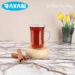 ⁦طقم كاسات شاي زجاجية برحاية "رايان" (Rayan) بنمط "إستكانة" (Istikana Mug) بمقبض، ويحتوي الطقم على 6 قطع سعة 140 مل⁩ - الصورة ⁦3⁩