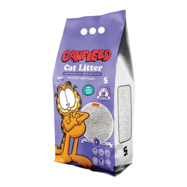 Garfield  رمل غارفيلد للقطط بنكهة اللافندر 5 لتر